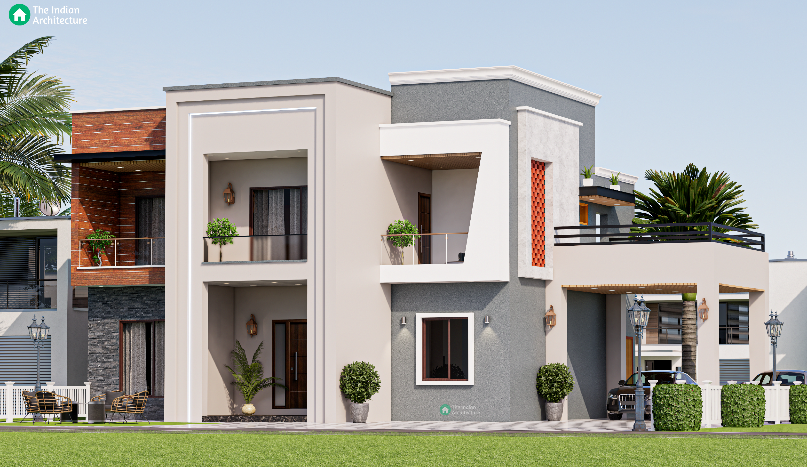 7BHK MODERN LUXURY HOUSE || DUPLEX HOUSE 2025 || THE INDIAN ARCHITECTURE  Image 1